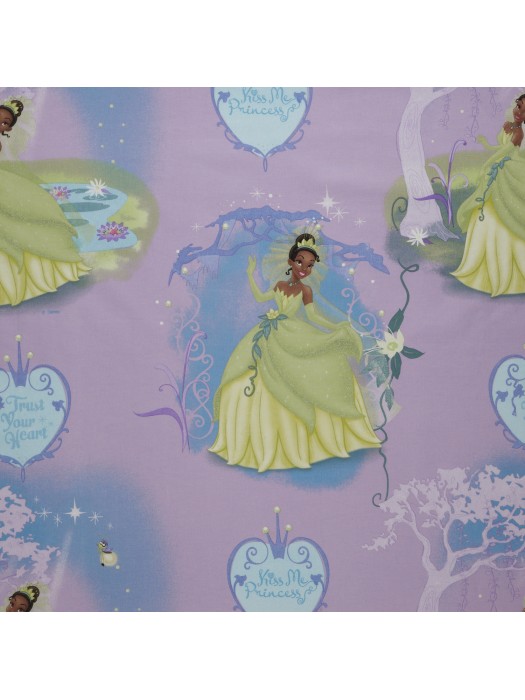 Princess Tiana- Fabric by the meter - 140cm width cotton