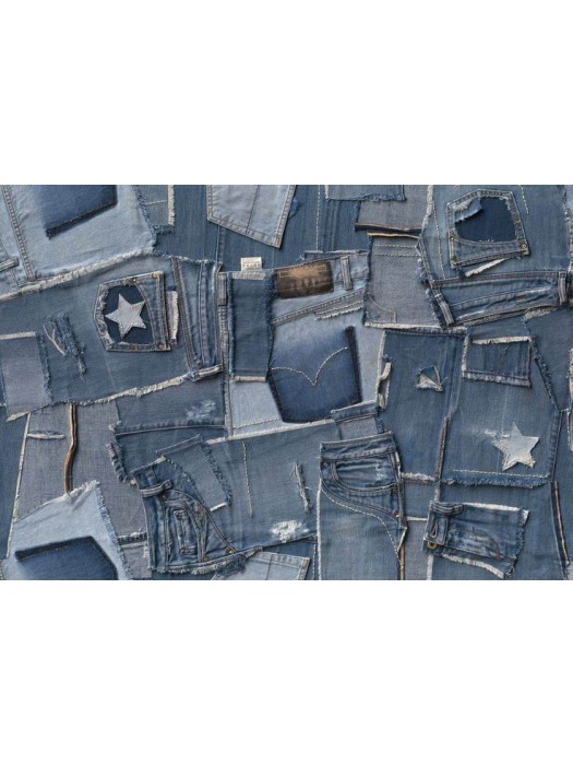 Wallpaper - Jeans - Size:368X254cm 