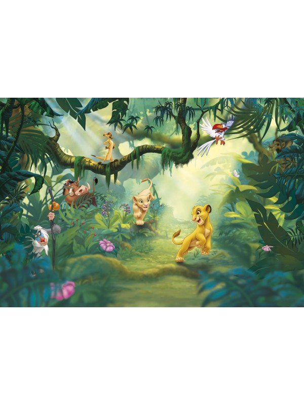 Wallpaper - Lion King Jungle - Size: 368 X 254cm